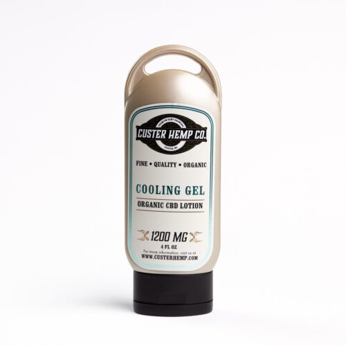 Custer Hemp Organic CBD Cooling Gel Lotion